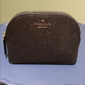 Kate Spade Glitter Cosmetic Case NWT